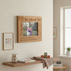 Personalised Cousins Engraved Wooden Photo Frame Balloon Design Photo Frame ukgiftstoreonline