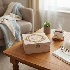 Personalised Sweets and Treats Engraved Wooden Box Personalised Gifts ukgiftstoreonline