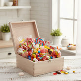 Personalised Sweets and Treats Engraved Wooden Box Personalised Gifts ukgiftstoreonline