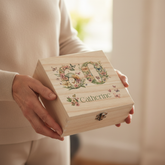 Personalised 60th Birthday Gift For Her Keepsake Memory Box With Butterflies and Flowers Keepsake Memory Box ukgiftstoreonline