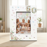 60th Birthday Photo Picture Frame Gift For Her With Butterflies and Flowers Photo Frame ukgiftstoreonline Portrait