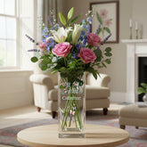 Personalised 21st Birthday Flower Vase Gift Present With Floral Numbers Personalised Flower Vase ukgiftstoreonline