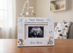 Baby Announcement Nanna to be Scan Photo Frame Gift Baby Photo Frame ukgiftstoreonline