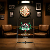Personalised Darts Competition Award Trophy Plaque With Colour Print