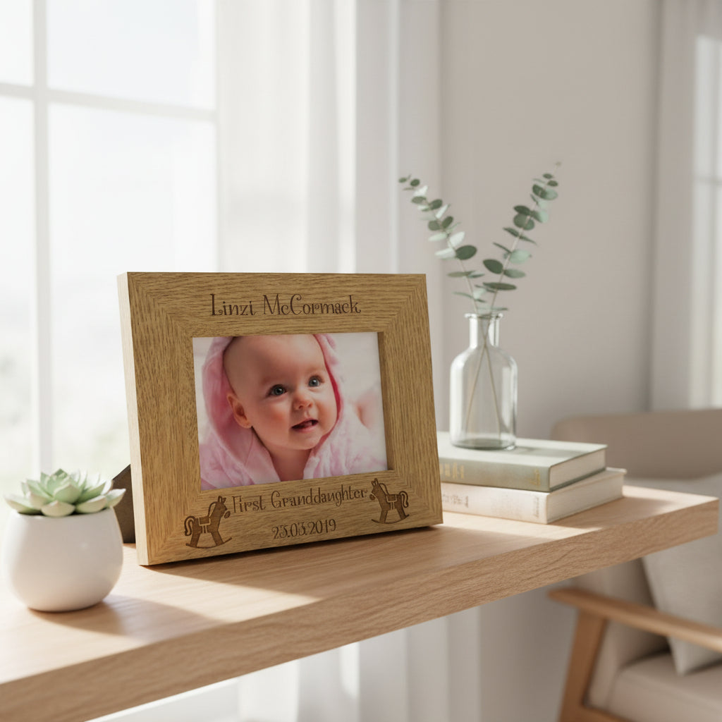 Personalised First Granddaughter Photo Frame Gift Granddaughter Photo Frame ukgiftstoreonline