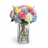 Personalised 80th Birthday Flower Vase Gift Present With Floral Numbers