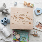 Personalised Baby Engraved Wooden Keepsake Box Gift Welcome to The World Keepsake Memory Box ukgiftstoreonline