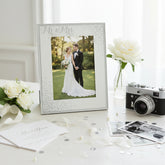 Sparkle and Glass Mr & Mrs Wedding Photo Frame Gift 7"x5" ukgiftstoreonline