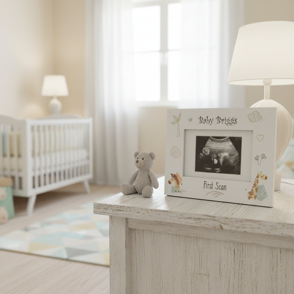 Personalised Baby Scan Photo Frame Gift First Scan Baby Photo Frame ukgiftstoreonline