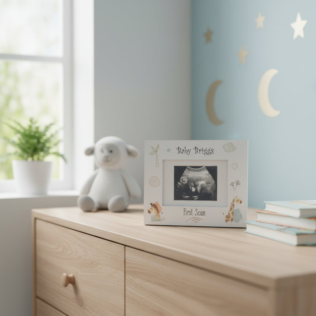 Personalised Baby Scan Photo Frame Gift First Scan Baby Photo Frame ukgiftstoreonline