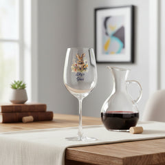 Personalised Bunny Wine Glass Gift For Her Mothers Day Birthday Christmas Personalised Wine Glasses ukgiftstoreonline