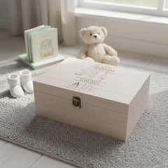 Personalised Baby Rabbit Memories Keepsake Box