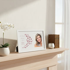 Personalised Mum In Loving Memory Photo Frame With Butterflies Mum Photo Frame ukgiftstoreonline