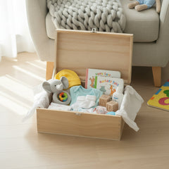 Personalised Engraved Large Baby Memories Keepsake Box Welcome To The World Keepsake Memory Box Raised Words