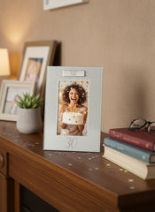 Personalised 30th Birthday Photo Frame Silver Glitter Gift Birthday Photo Frame ukgiftstoreonline