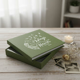 Your Wings Were Ready Memorial Remembrance Olive Green Photo Album For 50 x 6 by 4 Capacity Loving Memory Remembrance ukgiftstoreonline