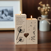 Mum In Loving Memory Remembrance Double Tea Light Candle Holder Tea Light Holder ukgiftstoreonline