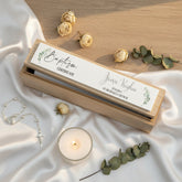Personalised Baptism Vintage Style Wooden Certificate Holder Birth certificate holder ukgiftstoreonline