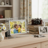 Beautiful Mum Glass and Mirror Photo Frame Gift For Mothers Day Birthday or Christmas Nan Photo Frame ukgiftstoreonline