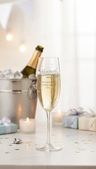 Retirement Sentiment Personalised Engraved Champagne Glass Gift