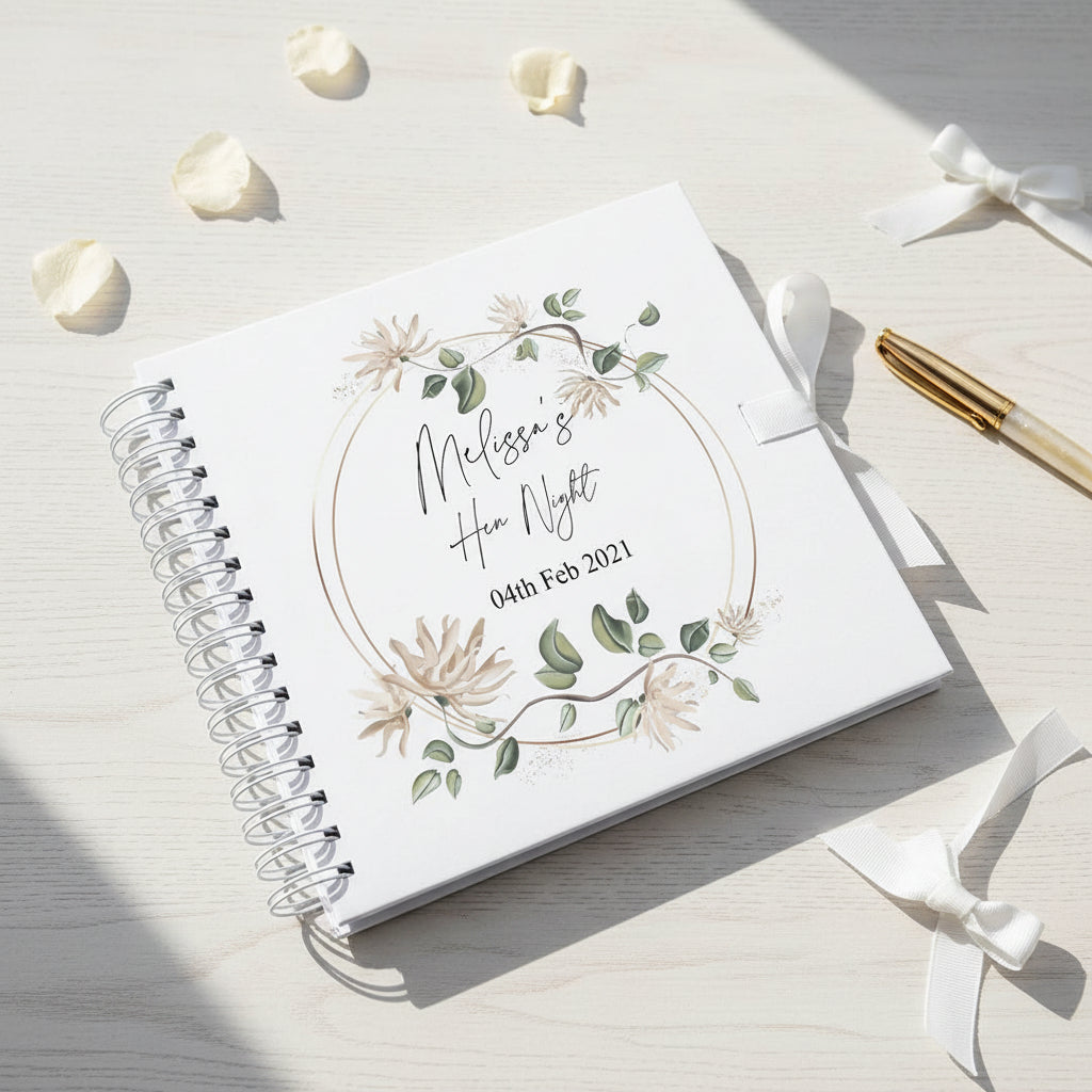 Personalised Wedding Hen Night Scrapbook Photo Album Bride To Be Gift wedding photo album ukgiftstoreonline
