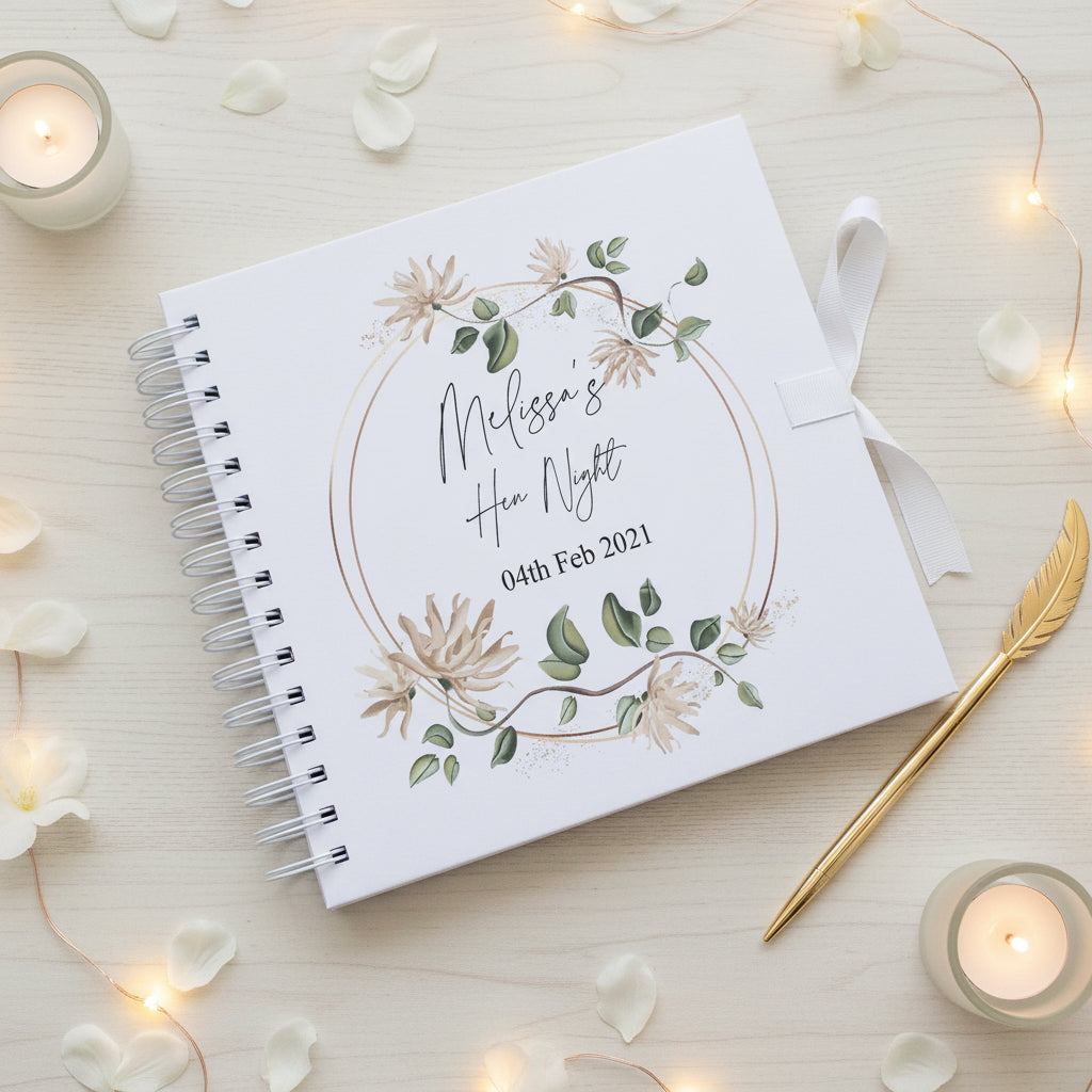 Personalised Wedding Hen Night Scrapbook Photo Album Bride To Be Gift wedding photo album ukgiftstoreonline
