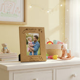 Personalised Daddy's Little Girl Engraved Wooden Photo Frame Gift Daddy Photo Frame ukgiftstoreonline