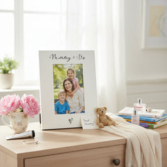 White 6x4 Portrait Picture Photo Frame Mummy & Us Heart For Mothers Day Birthday or Christmas ukgiftstoreonline