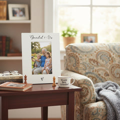 White 6x4 Portrait Picture Photo Frame Grandad & Us Heart For Fathers Day Birthday or Christmas (Copy) ukgiftstoreonline