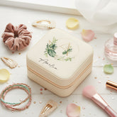 Personalised Any Name Monogram Jewellery Box Gift For Her Tropical Theme Personalised Jewellery Box ukgiftstoreonline
