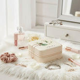 Personalised Any Name Monogram Jewellery Box Gift For Her Tropical Theme Personalised Jewellery Box ukgiftstoreonline