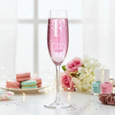 Personalised Floral Alphabet and Name Champagne Flute Prosecco Glass Gift For Her Personalised Champagne Glasses ukgiftstoreonline