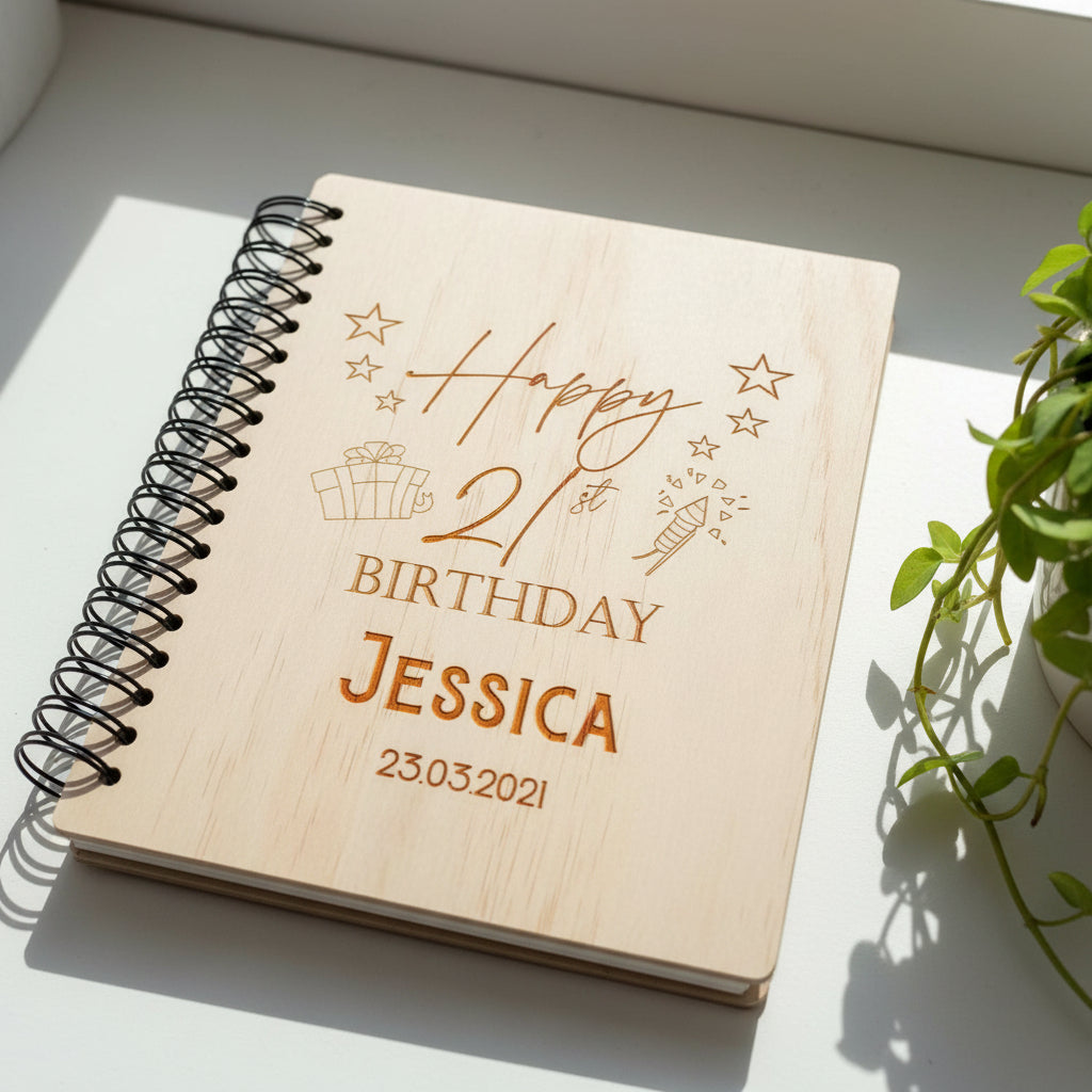 Personalised Any Age Birthday Photo Album Gift Present Design 18th 21st 30th 40th 50th 60th 70th 80th personalised birthday gifts ukgiftstoreonline