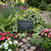Personalised Slate Plant Marker Garden or Pot Plaque Any Engraving