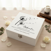 Husband Remembrance Personalised Luxury Wooden Keepsake Memory Box Keepsake Boxes ukgiftstoreonline