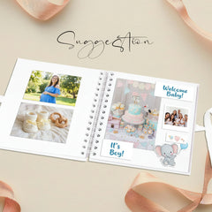 Personalised Baby Shower Scrapbook Photo album Baby Photo Album ukgiftstoreonline