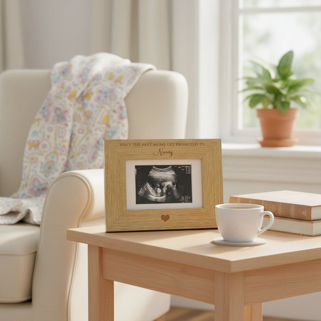 The best Mums get promoted to Nanny Baby Scan Frame Photo Frame ukgiftstoreonline