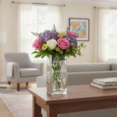 Personalised 70th Birthday Flower Vase Gift Present With Floral Numbers