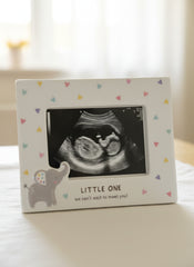 Hello Little One Beautiful Ceramic Baby Scan Frame