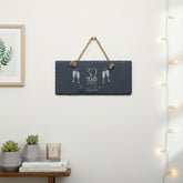 Engraved Personalised Slate Stone 30th Anniversary Plaque Gift Personalised Slate Marker ukgiftstoreonline