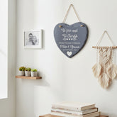Personalised To Love and Cherish Wedding Slate Heart Gift Engraved Stone Personalised Heart Gifts ukgiftstoreonline