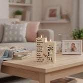 Personalised Mum Double Tea Light Candle Holder Gift Tea Light Holder ukgiftstoreonline