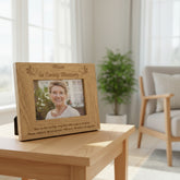 Mum Memorial Remembrance Engraved Wooden Photo Frame 4x6, 5x7, 8x10 Inches Mum Photo Frame ukgiftstoreonline