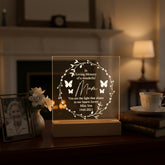 in Loving Memory of Mum Remembrance Memorial Personalised Light LED Lamp Personalised Lights ukgiftstoreonline