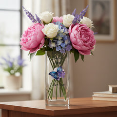 Personalised Special Mum Flower Vase Gift Present With Butterfly Personalised Flower Vase ukgiftstoreonline