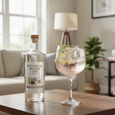 Personalised 30th Birthday Cocktail Gin Glass Gift For Her With Flowers and Butterflies