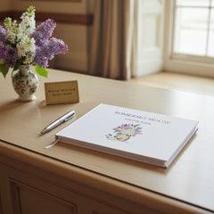 Personalised Visitors Book Hardback Hotel Guest Book 80 Pages Guest Book ukgiftstoreonline