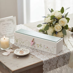 Wildflower Wooden Wedding Certificate Holder With Delicate Design