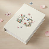 13th Birthday Photo Album Gift For Her 100 Photos 6"x4" Butterflies and Flowers Personalised Photo Album ukgiftstoreonline