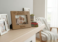 Best Mums Get Promoted To Nana Wooden Photo Frame Gift Nana Photo Frame ukgiftstoreonline